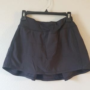Black lululemon tennis skort